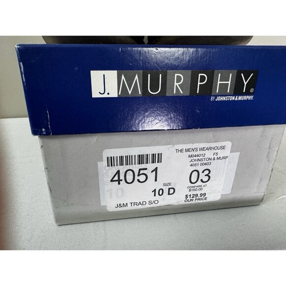J Murphy Mens 10D Shoe Italy Cognac Brown Loafer Preppy Boxed Heritage Tassel - Picture 11 of 16
